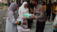 Jum’at Berkah, Kapolres Sampang Kembali Santuni Puluhan Anak Yatim