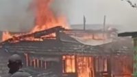 Korsleting Listrik,Rumah Warga Kerek Kab.Tuban Ludes Terbakar